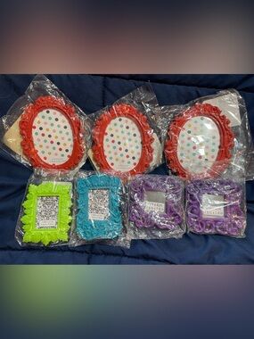 Decorative Mini Photo Frames lot of 7